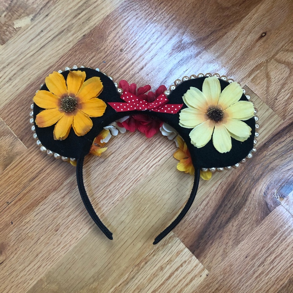 Floral Minnie Mouse Ears